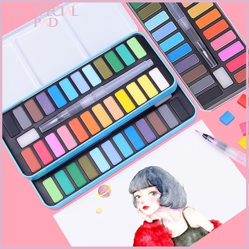 

Special Cat Air Sponge Lukis 24 Warna Watercolor Set