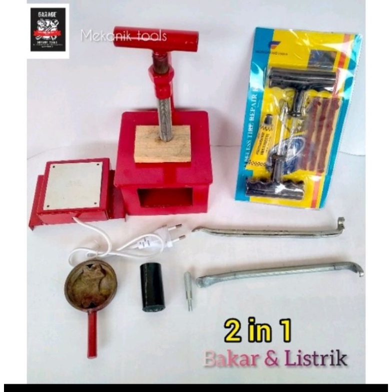Alat Tambal ban listrik Elektrik tempel ban dalammotor