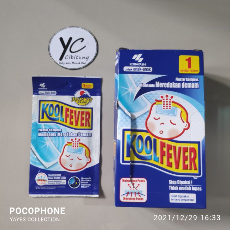 COD Koolfever kompres Demam Bayi 0 - 2 Tahun Newborn Pink Anak Kids 2+ Thn Biru Tua Muda Ekonomis kool fever Penurun panas demam kolfiver kulfiver kulvever kolfiver