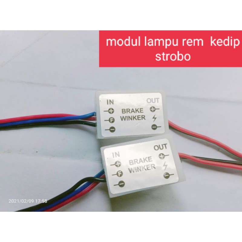 MODUL LAMPU REM KEDIP STROBO