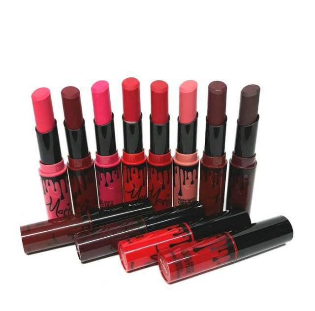 LIPSTIK KISBEAUTY LIPSTICK ULTRA MATTE 8 WARNA