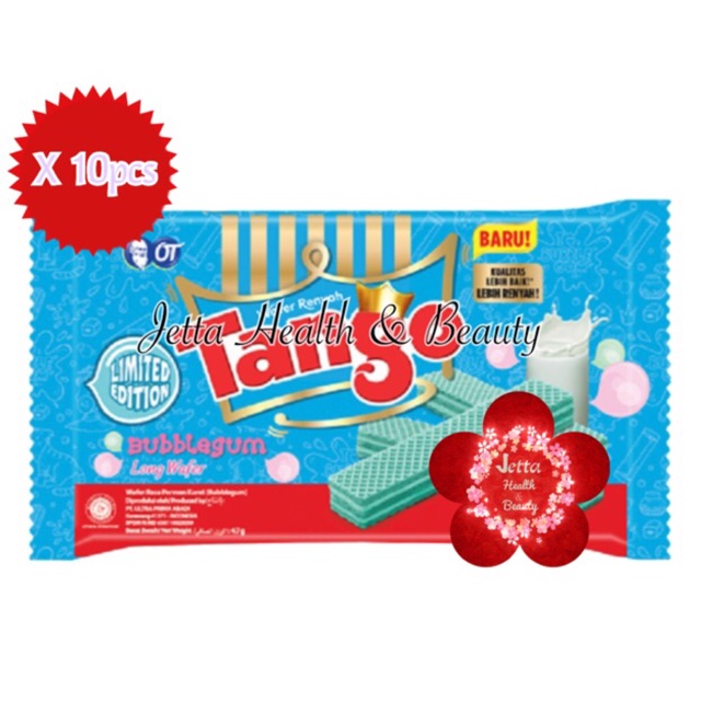 Tango Long Wafer Bubblegum 47g x 10pcs