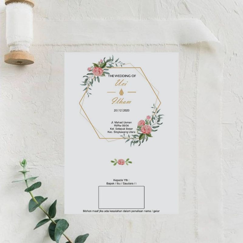 Undangan Pernikahan Murah Pontianak (Jawa Modern)|Invitation Wedding|Undangan unik|Undangan cantik