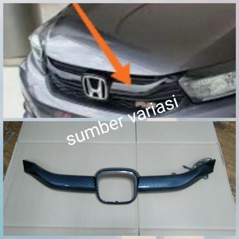 list grill Honda Brio carbon 2018