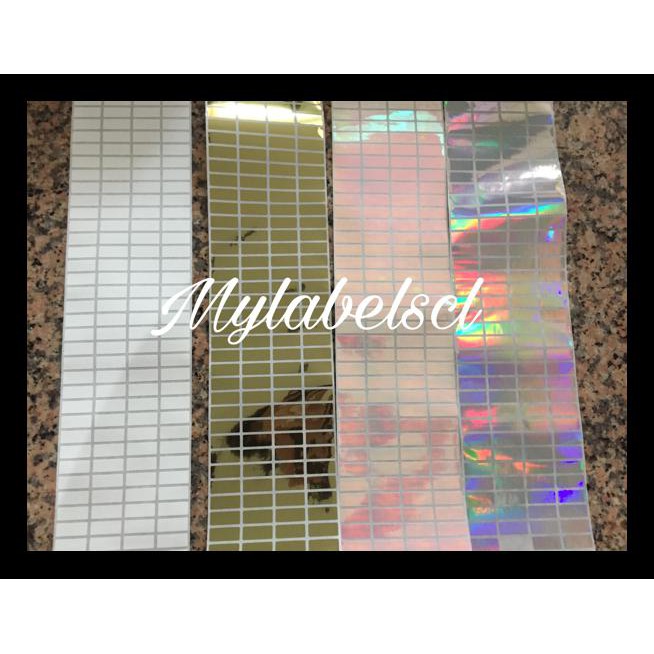 

Label Nama Stiker Waterproof Sticker Anti Air Putih Gold Pink Silver S Cuci Gudang