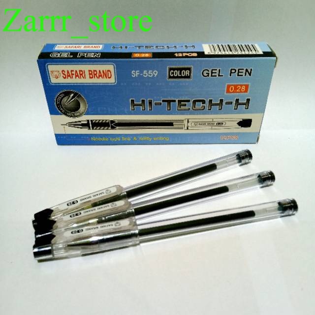

1 PCS ECER Pulpen Gel Pen Hi-Tech-H Hitech Hitec Safari 0.28 mm