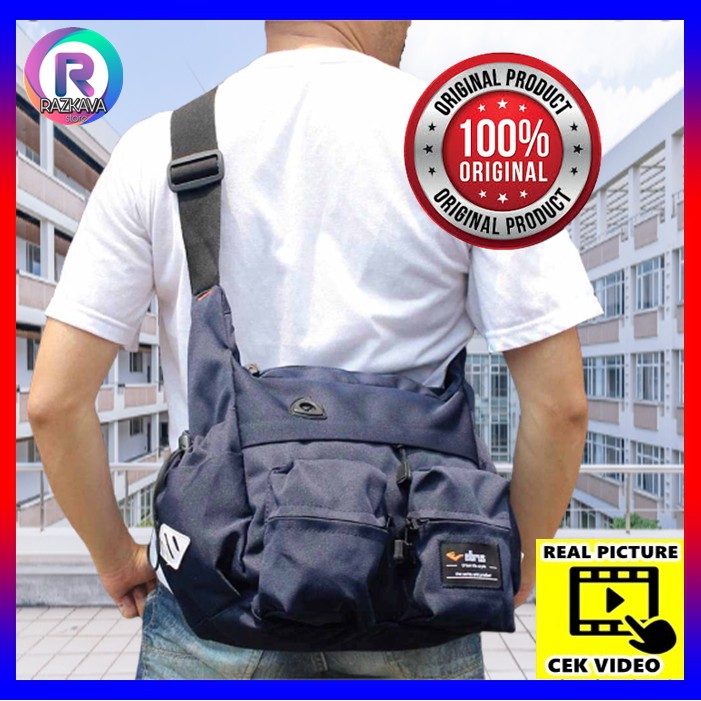 Tas Samping Wanita Pria Salempang Slempang Selendang Sandang Sekolah Kuliah Kerja Cowok Cewek Cowo L