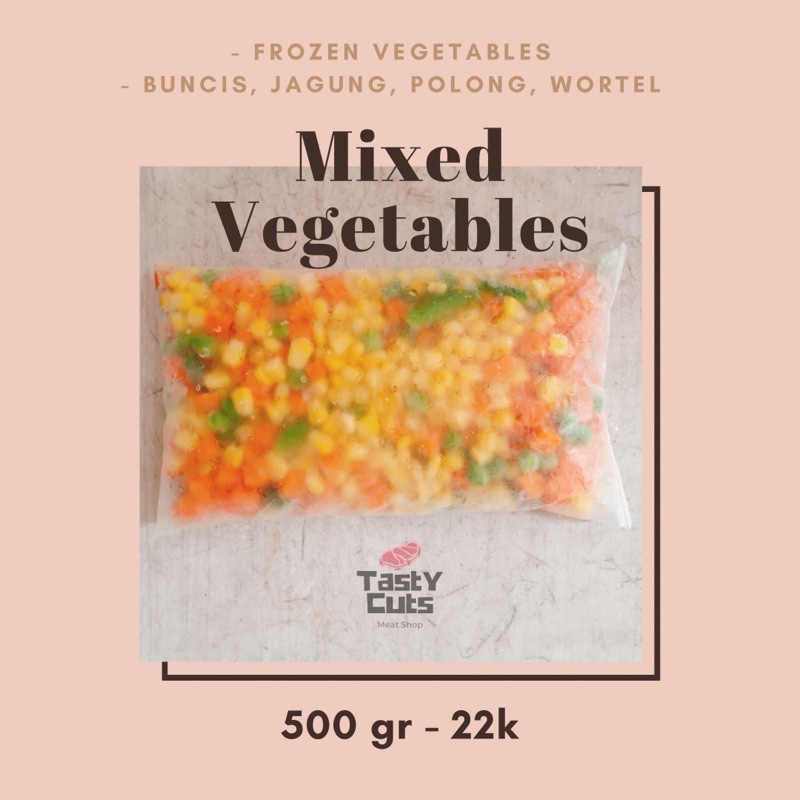 

Mixed Vegetables Frozen (500 gr)