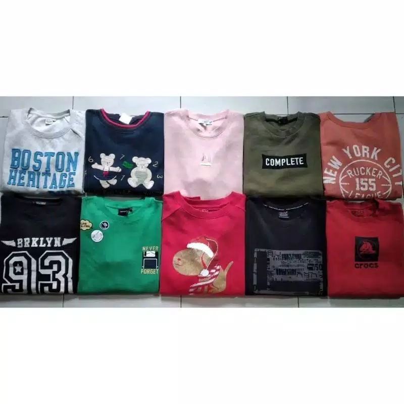 JAKET CREWNECK SWEATER SECOND RANDOM