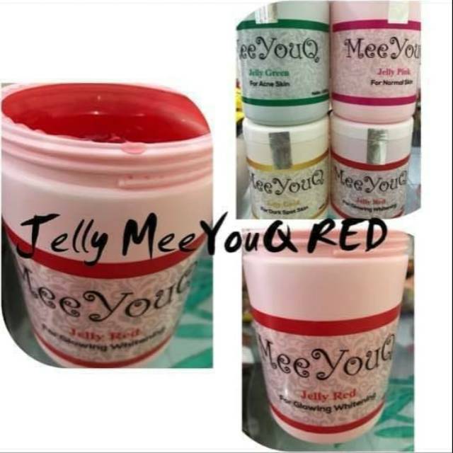 MeeYouQ RED JELLY RED KILOAN GLOWING WHITENING / Jelly Red / jelly merah / gel