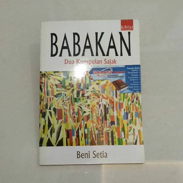 Buku Kumpulan Sajak - Babakan - Sajak Ladang Jagung - Perahu Berlayar Sampai Bintang