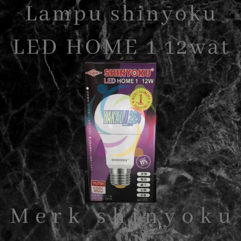 LAMPU SHINYOKU LED HOME 1 12WATT