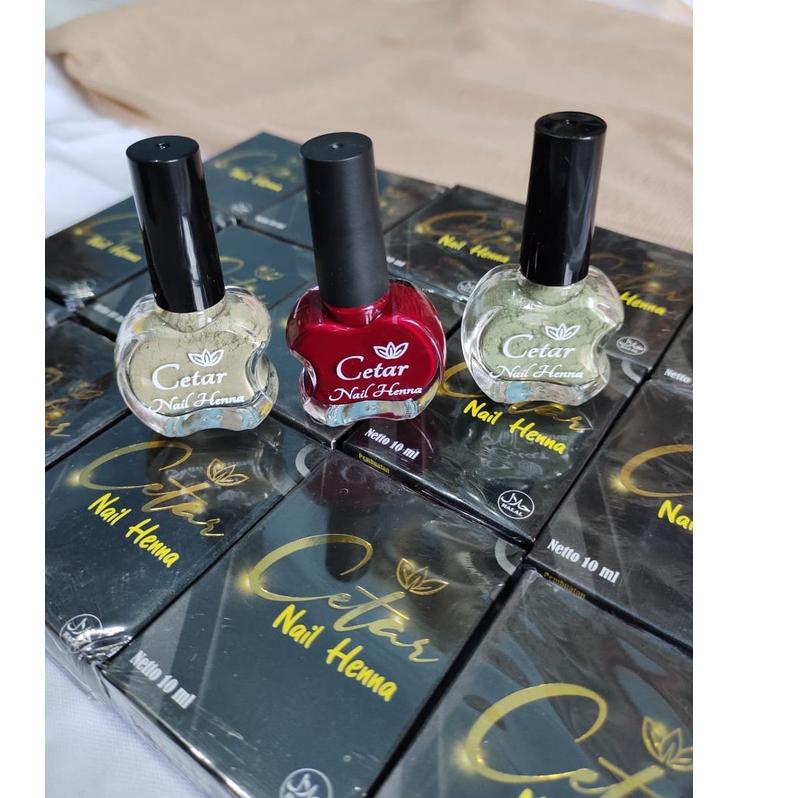 [Bdi31au22a] Kutek Kuteks Pacar Tuffah Tufah Cetar Nail Henna Hena Kuku Halal Bisa Buat Sholat Musli