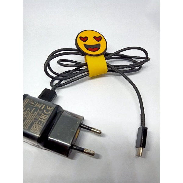 SMILEY | EMOTICON - Klip kabel / Penjepit Kabel / Pengikat Kabel