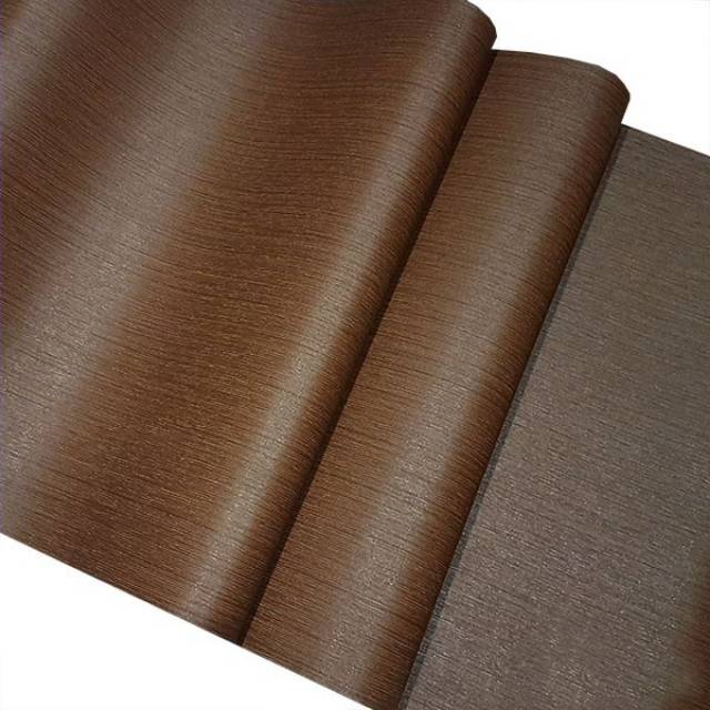 Wallpaper vinyil polos warna coklat c-243