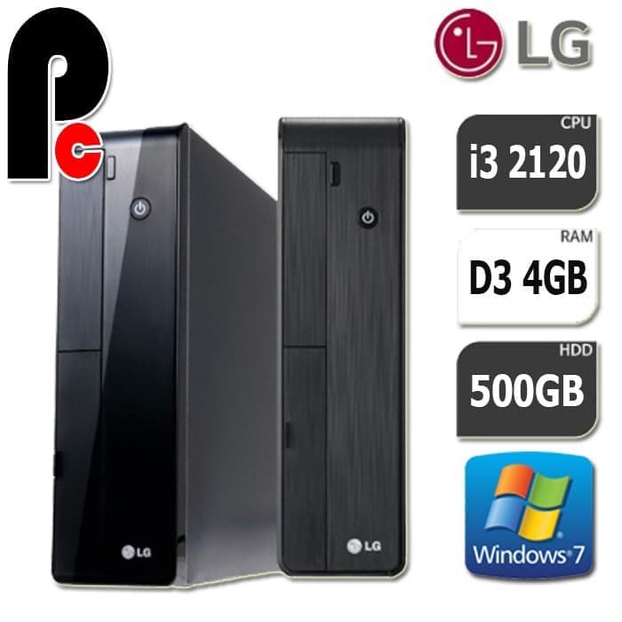 PC Rakitan Build UP LG Slim i3 Windows ORI set MONITOR NEW