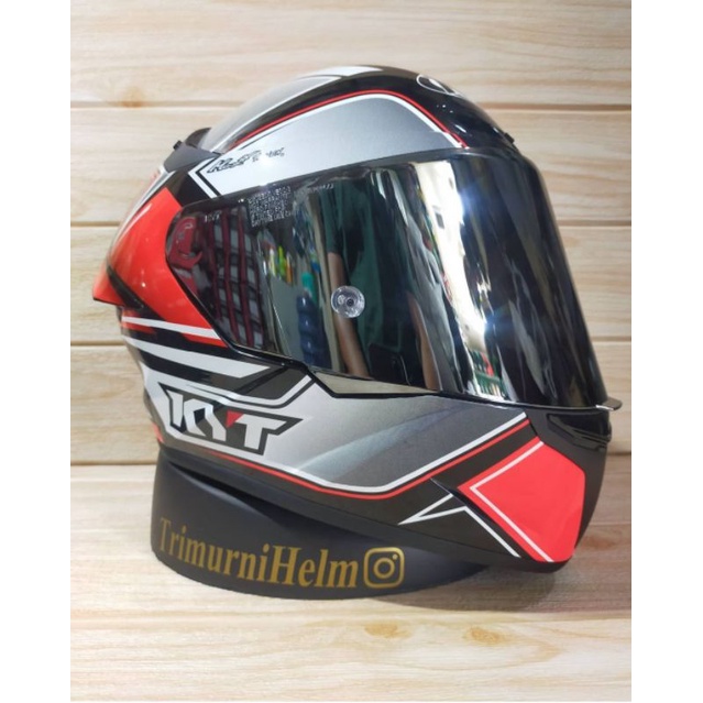 KYT Tt course motif tourist red glossy