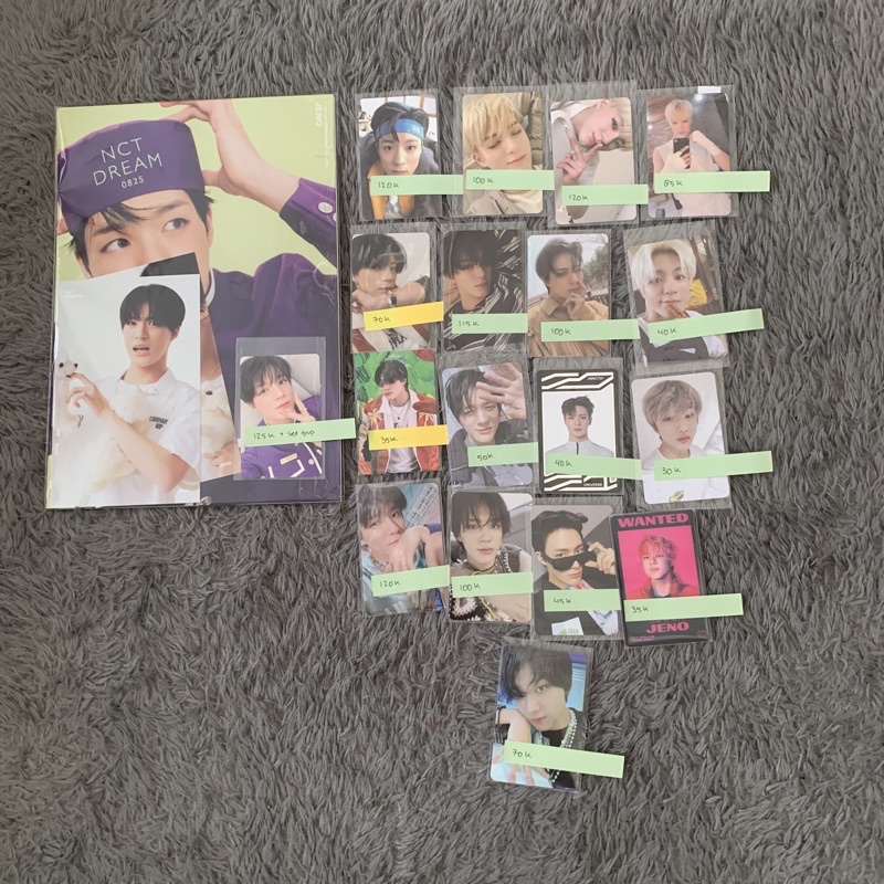[ OFFICIAL ] Photocard NCT Dream Jeno Haechan MFAL, We Boom, Hot Sauce, Hello Future, Glitch Mode