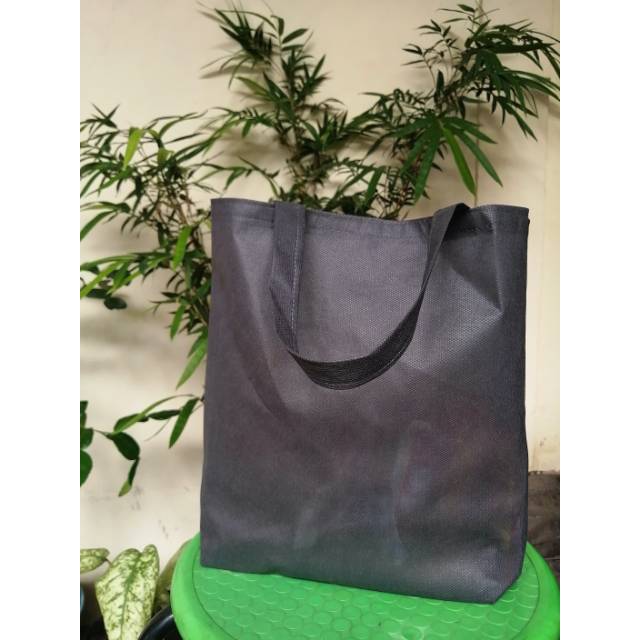 

COD - Tas totebag spunbond isi 1 lusin -12 pcs - totebag spunbond uk 37x35cm