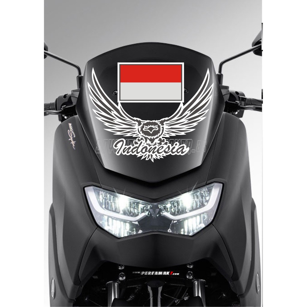 STICKER  VISOR MOTOR NMAX STICKER CUTTING VISOR TERBARU MOTOR NMAX PCX