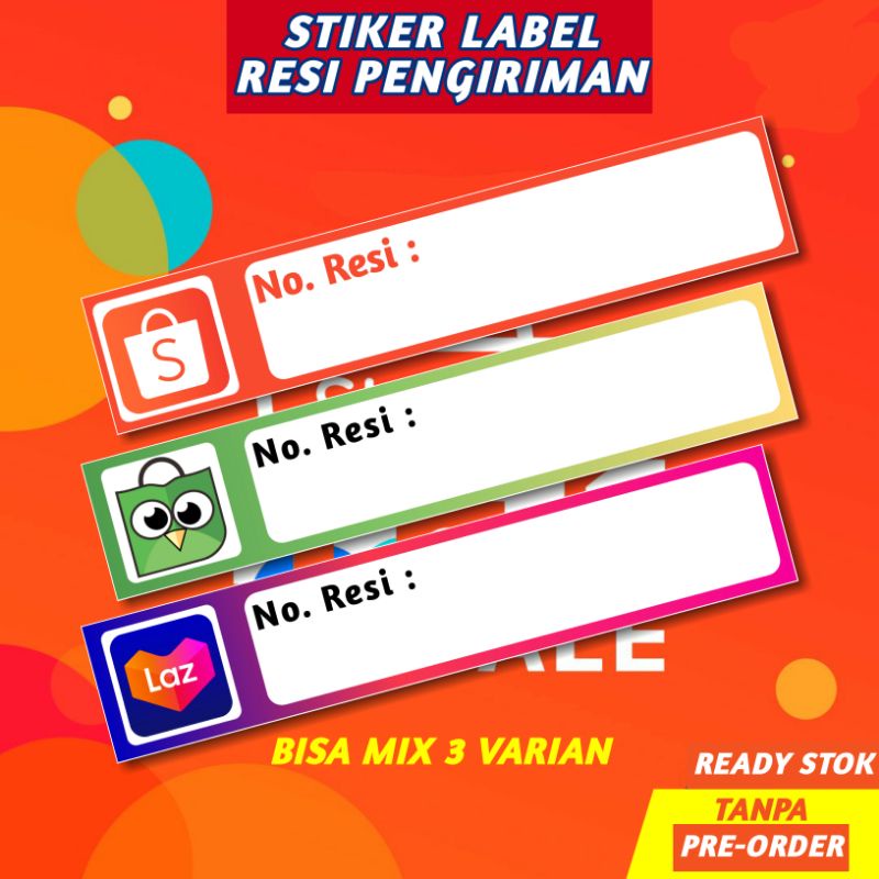 

Stiker Resi Olshop