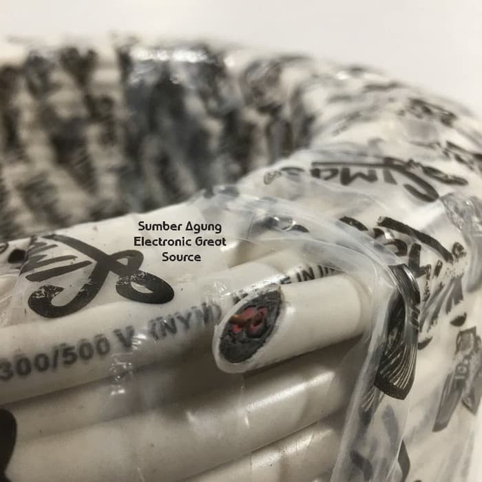 Kabel NYM 2x1.5 SIMAS SQMM SNI LMK Panjang 50 Berkulitas Tembaga Asli