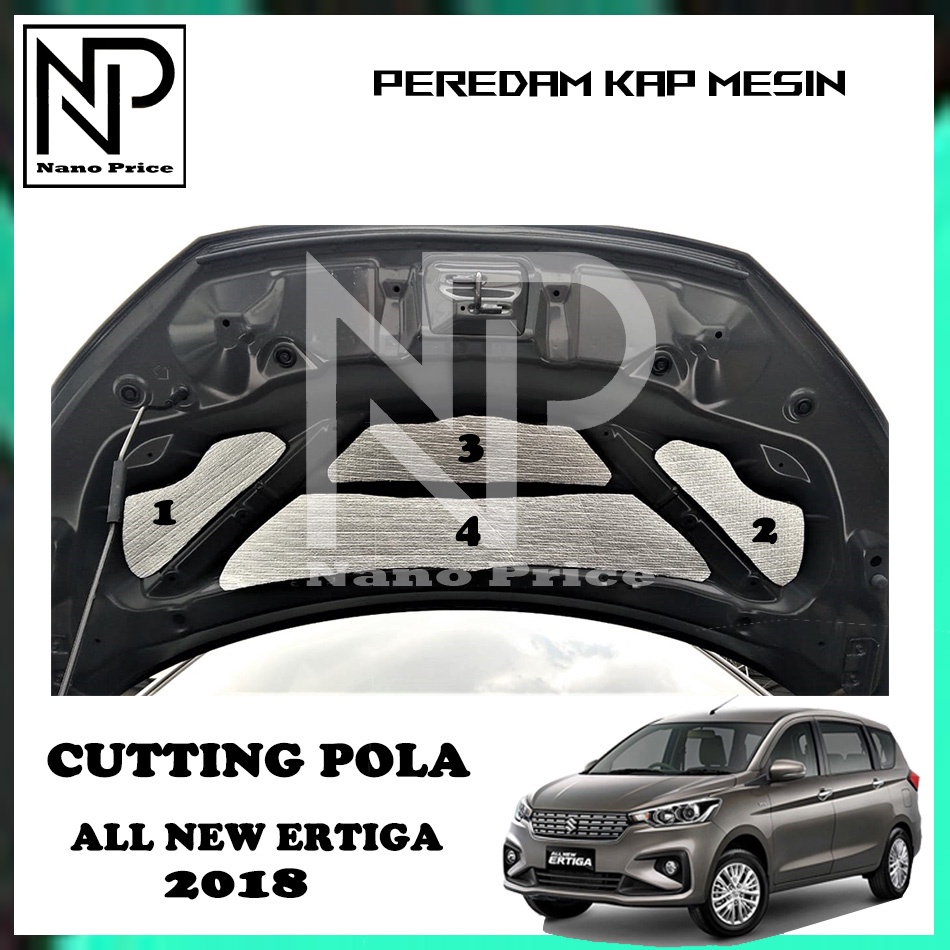 Peredam panas kap mesin mobil ERTIGA 2018