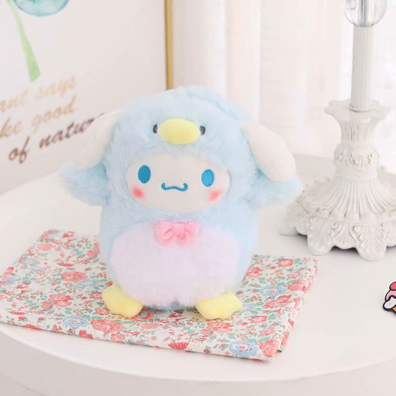 Mainan Boneka Sanrio Plush Toys Fluffy Stuffed Kuromi Cinnamoroll My Melody Rogdoll Dol Anime Cartoon Plush Doll Girls Gift