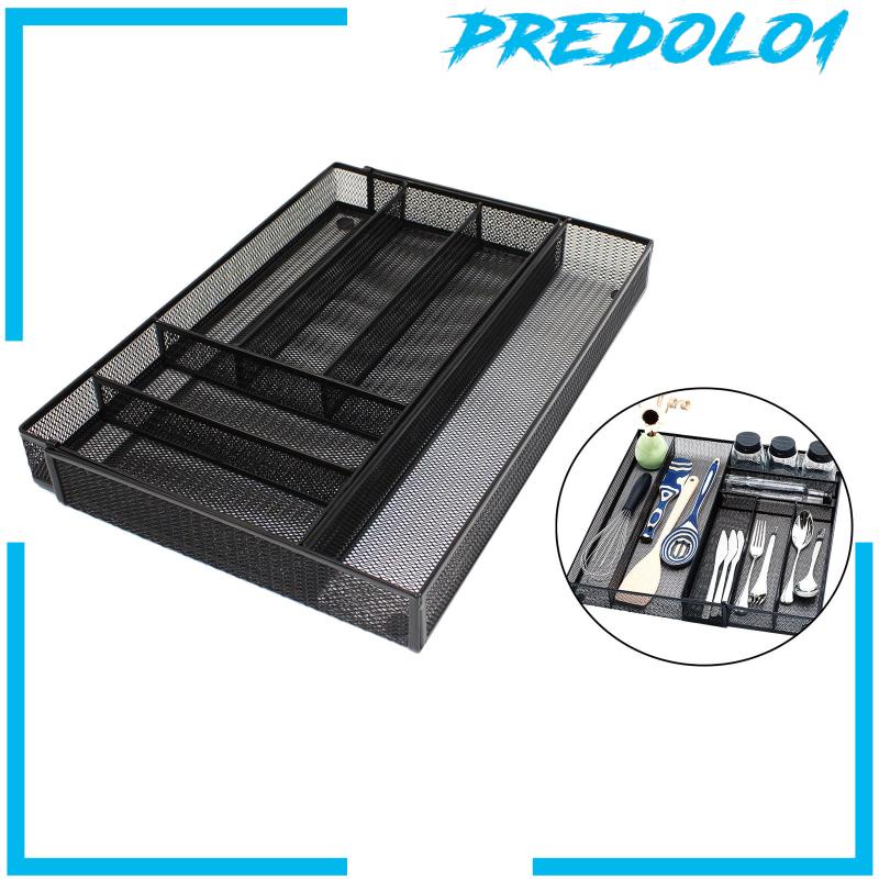 [PREDOLO1] Cutlery Drainer Basket Mesh Drying Drawer Rust Proof Dishwasher for Kitchen