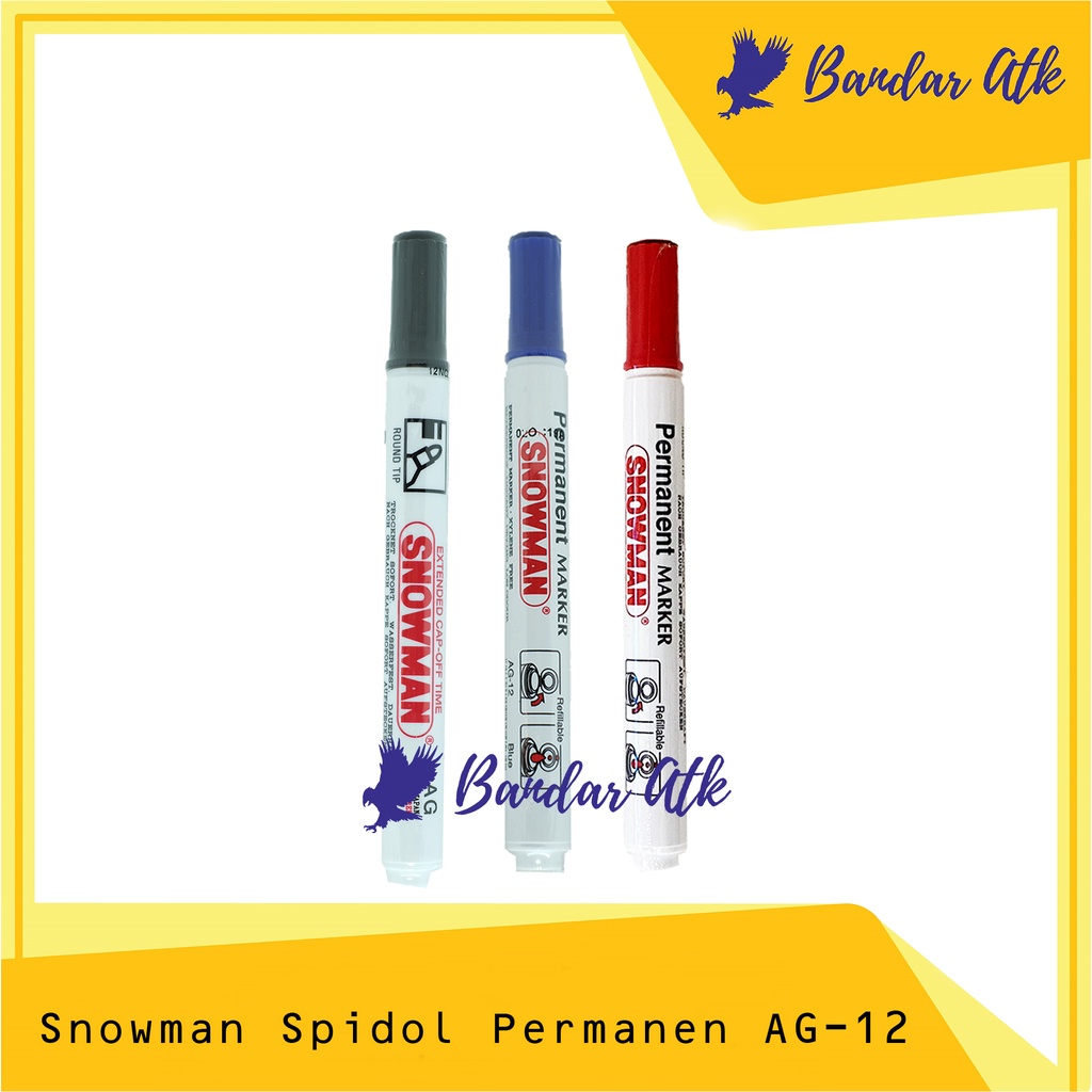 

SPIDOL PERMANEN SNOWMAN PERMANENT MARKER AG 12 [1 PCS]