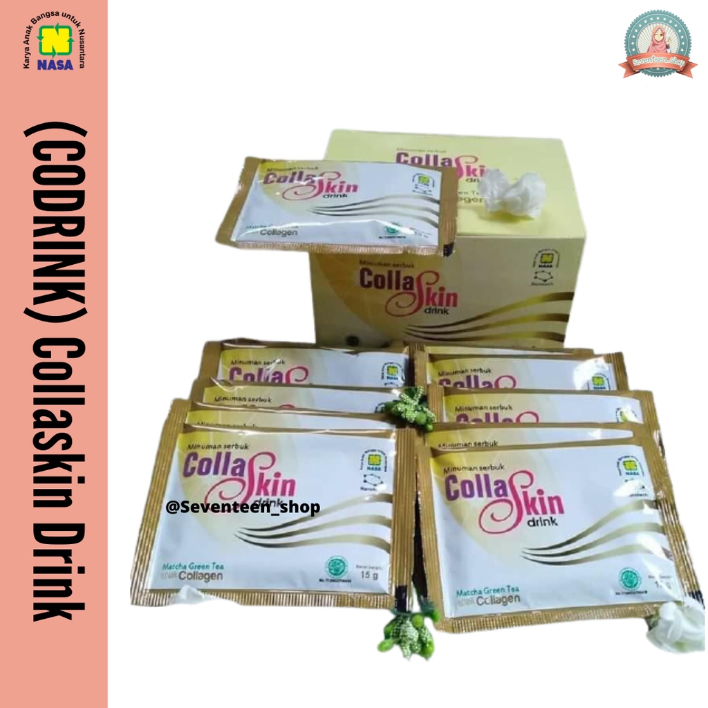 (COLLASKIN DRINK NASA) - MINUMAN SERBUK KECANTIKAN PEMUTIH WAJAH