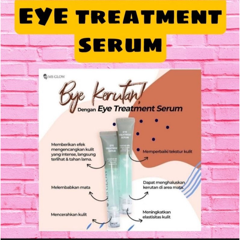 EYE TREATMENT SERUM MS GLOW / serum mata/krim mata