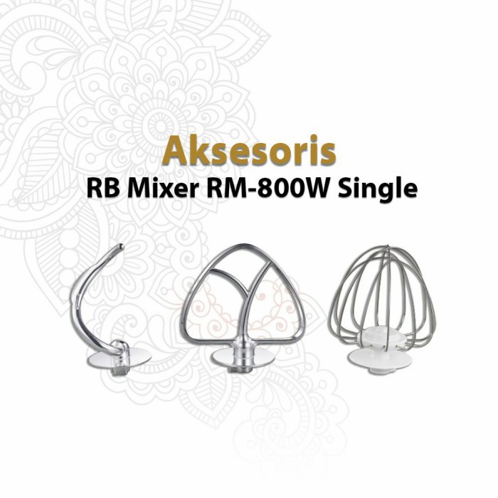 RB Electronic RM 800W 4,8L Standing Mixer Berdiri Adonan Roti