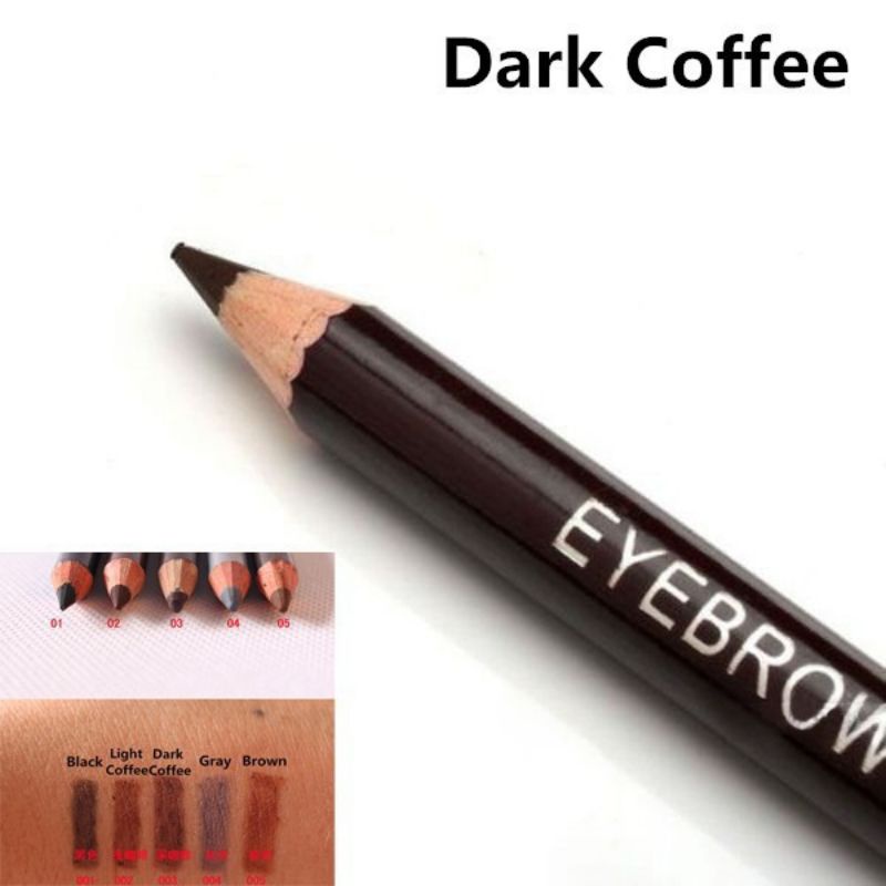 FerenHongXia Pensil Alis Tahan Lama Kualitas Tinggi dengan Brush Eye Brow Pencil with Brush