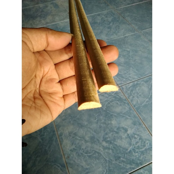 dowel setengah lingkaran diameter 1,5cm panjang 1 meter