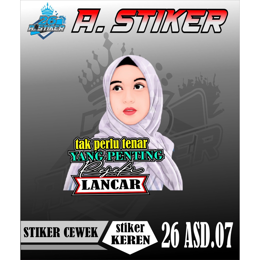 stiker cewek stiker mobil stiker truk stiker motor stiker variasi mobil