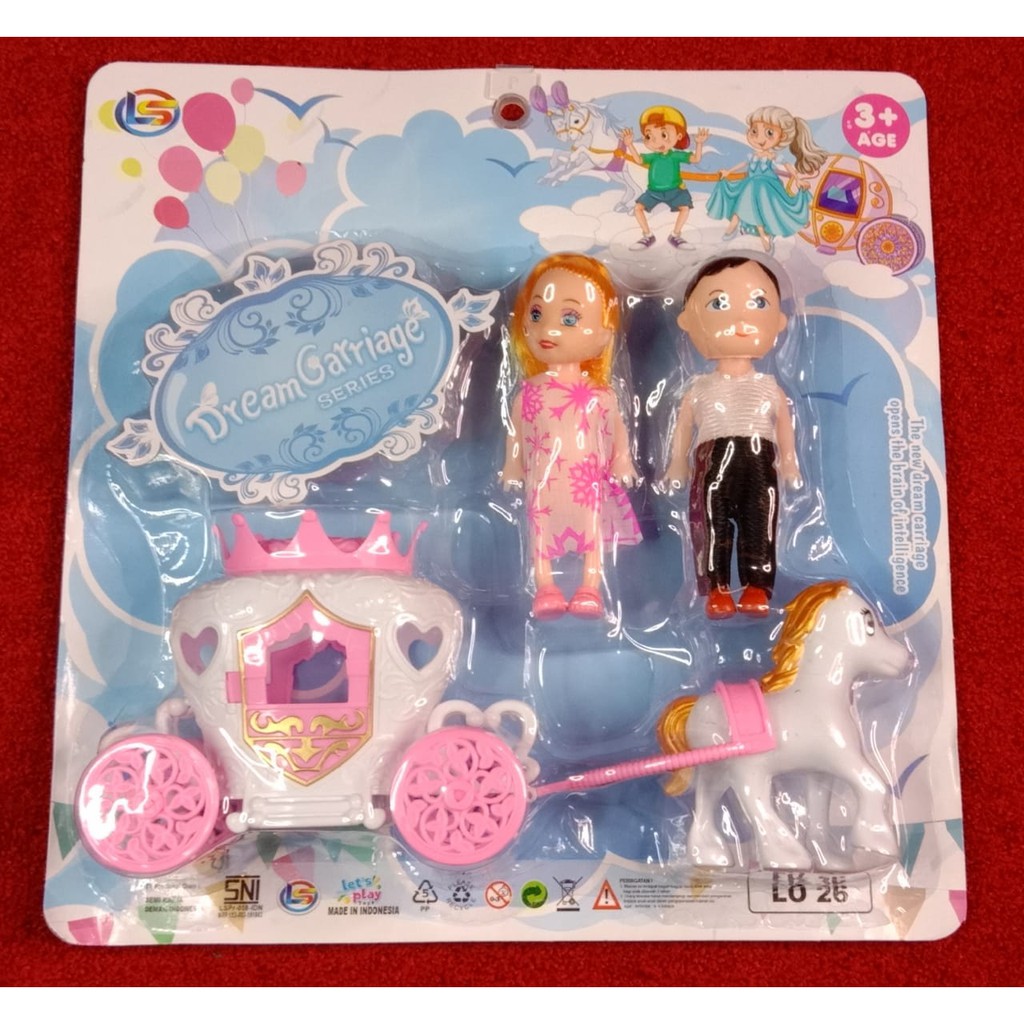 Ciustoys Dream Carriage Mainan Anak Boneka Lucu Kereta Kencana LO26