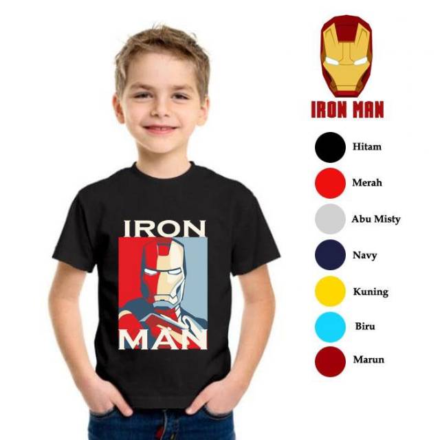 Kaos Anak Iron Man