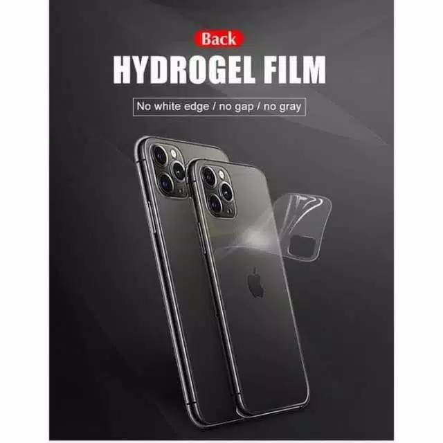 Hydrogel anti gores BELAKANG Iphone 11 iphone 11 12 13 mini 11 12 13 14 Pro max 14 PLUS Back screen guard antigores