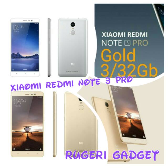 Xiaomi Redmi Note 3 Pro RAM 3GB Internal 32GB Garansi 1 Tahun Distributor
