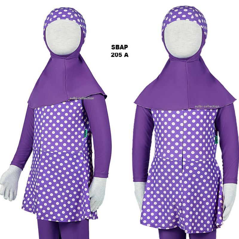 Baju Renang Anak Muslimah Cewe Untuk Umur 1 - 15 Tahun Best Seller