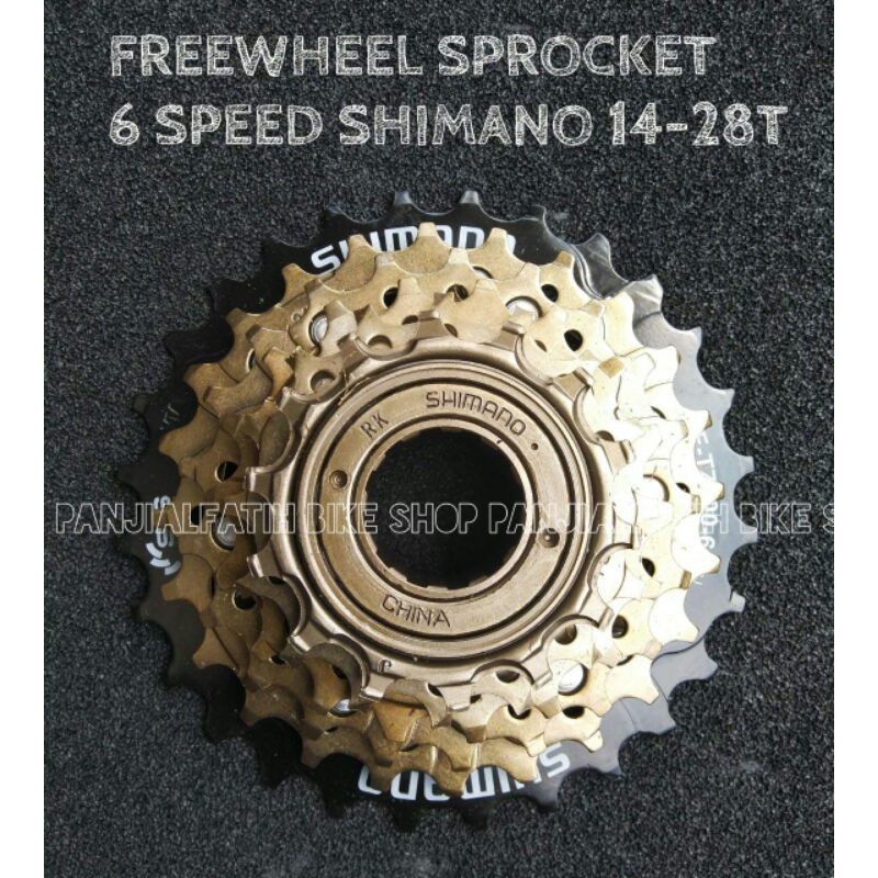 sprocket shimano 6 speed