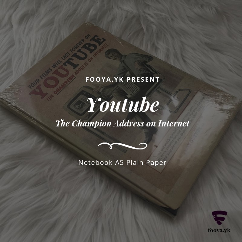 

Notebook "Youtube Vintage - The Champion Address on Internet " (READY STOCK)
