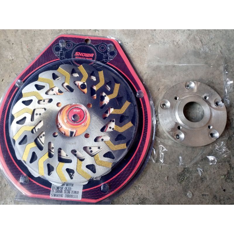 adaptor cakram belakang Vixion new MX king pakai disk datar Yamaha 220