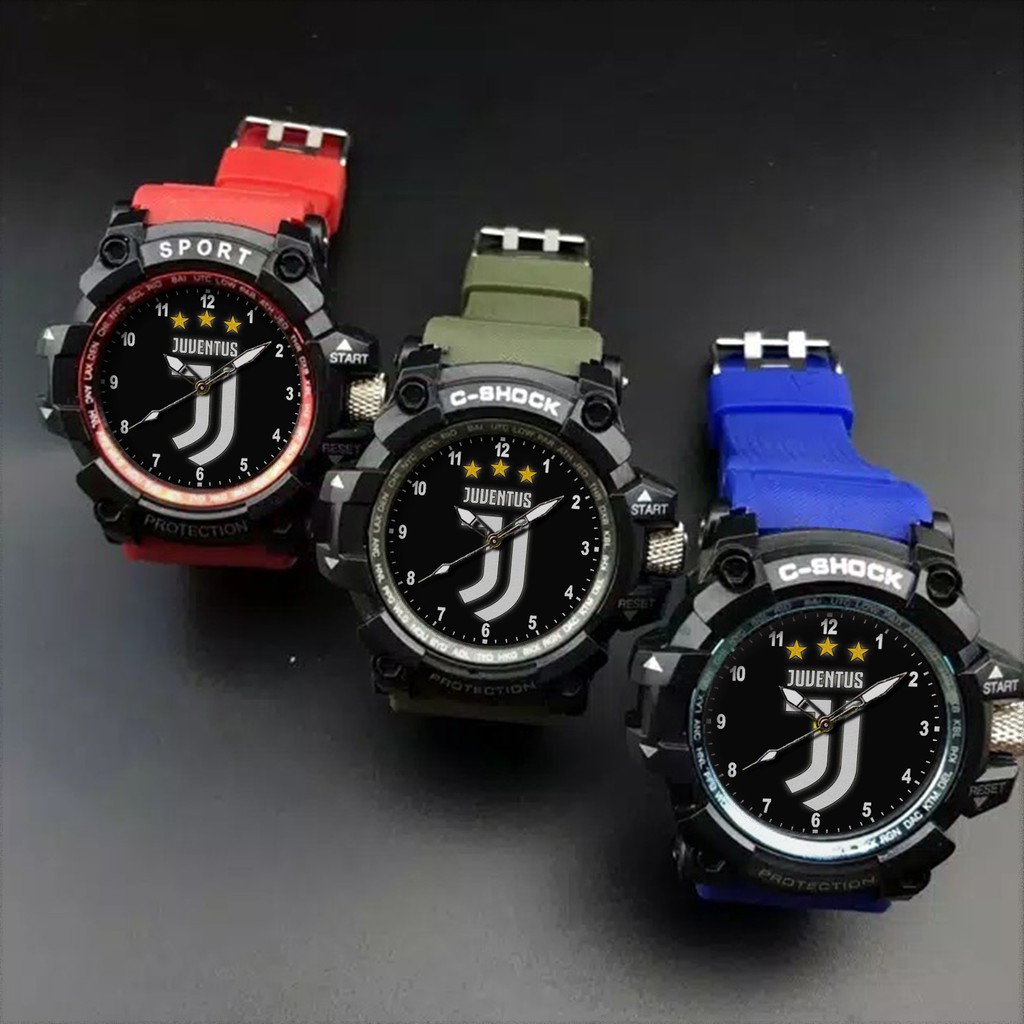 (EXCLUSIVE) JAM TANGAN JUVENTUS 2 (STRAP WARNA)