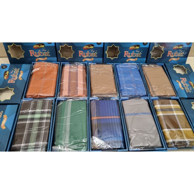 Sarung Atlas Rubat - Grosir Sarung Atlas Rubat - Sarung Kotak