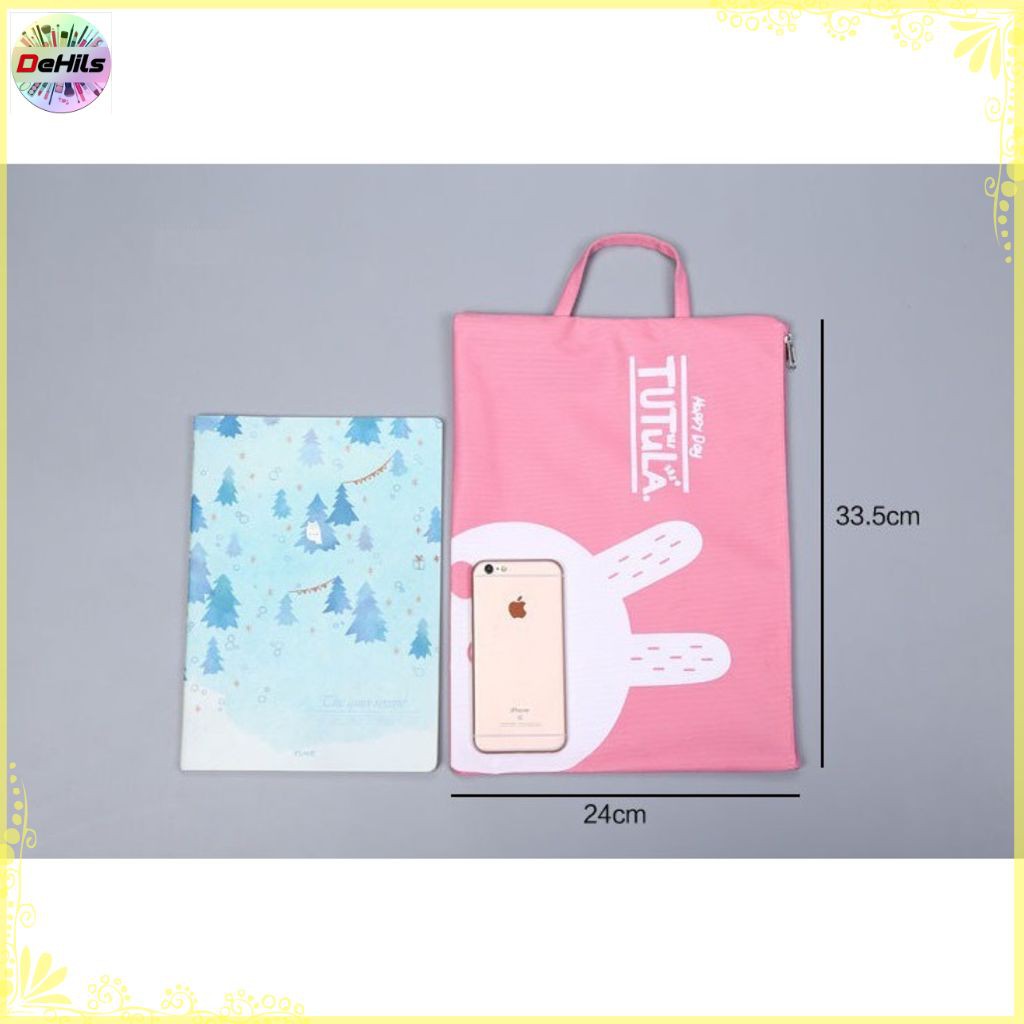 

PF01 Creative Fun Print Portable A4 file Storage pouch bag / Tempat Buku Alat Tulis Promo