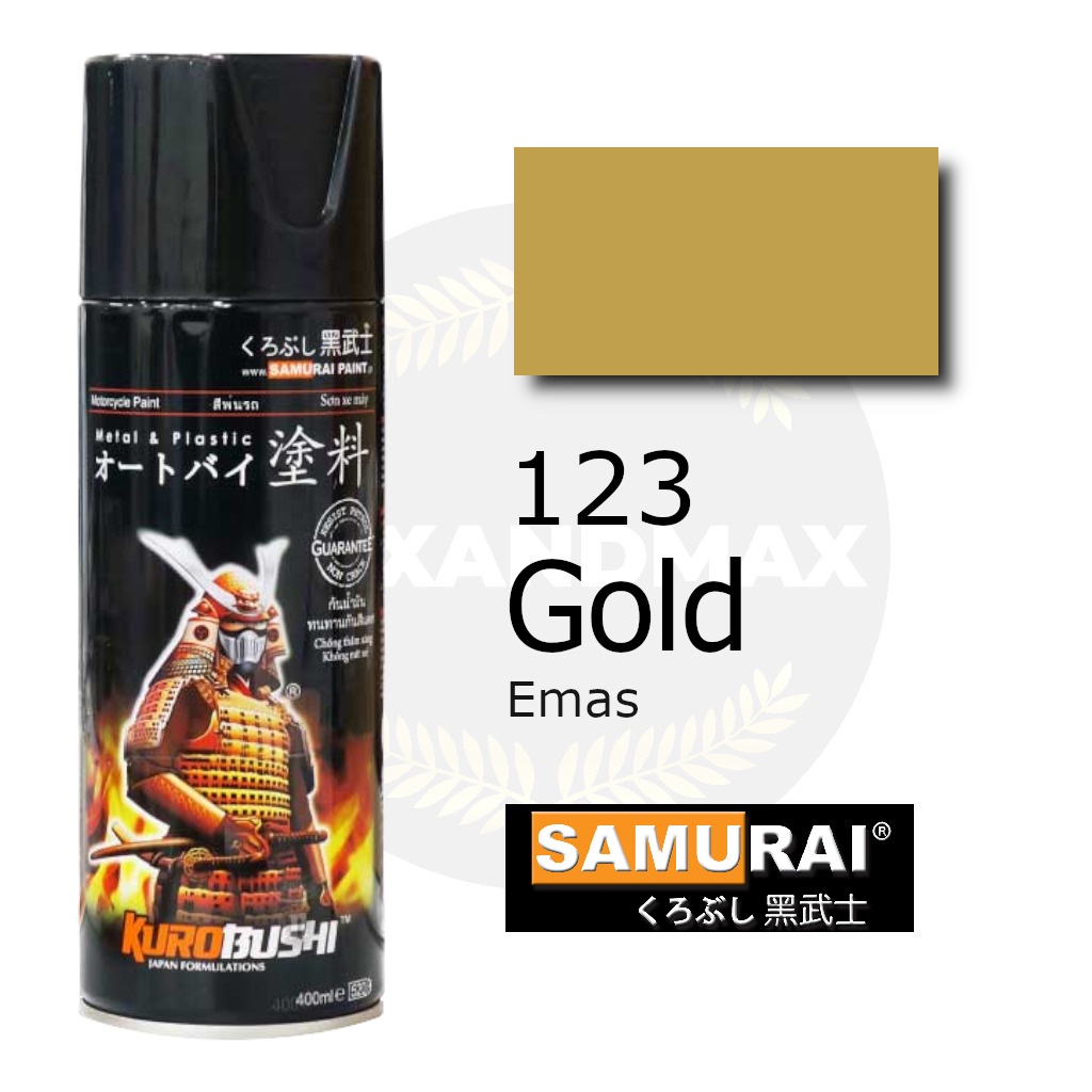 Samurai Paint Gold 123  400 ml - Cat Semprot