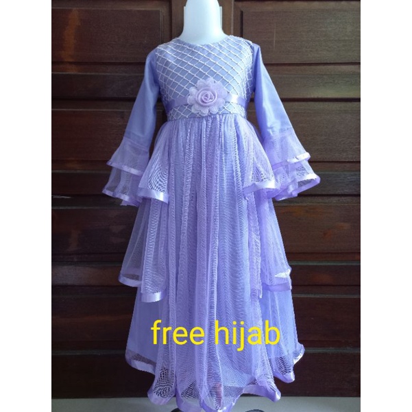BAJU PESTA ANAK PEREMPUAN MUSLIMAH/BAJU PESTA ANAK PEREMPUAN/BAJU PESTA ANAK