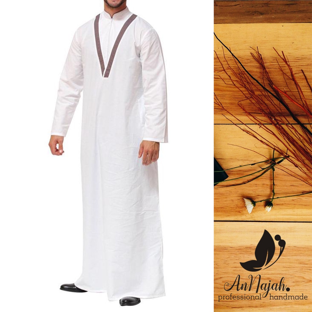 jubah pria gamis pria thobe jubah arab gamis arab jubah bordir jubah al haramain jubah annajah jubah